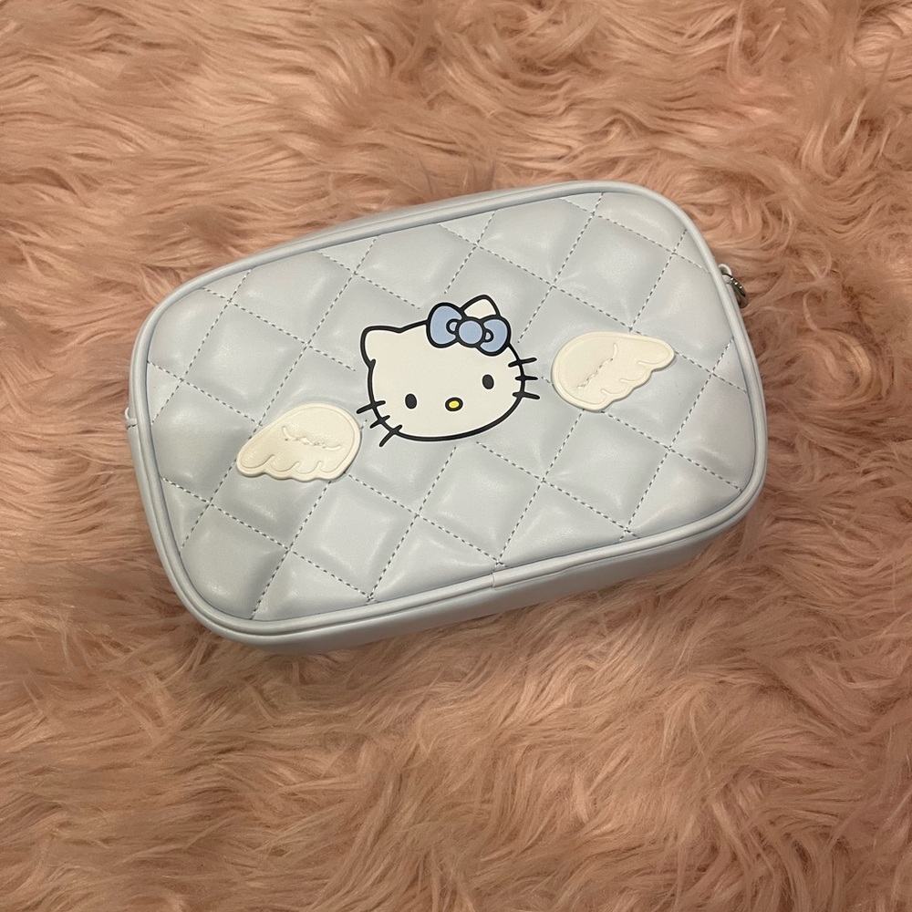 Hello Kitty blue angel Quilted cross body bag